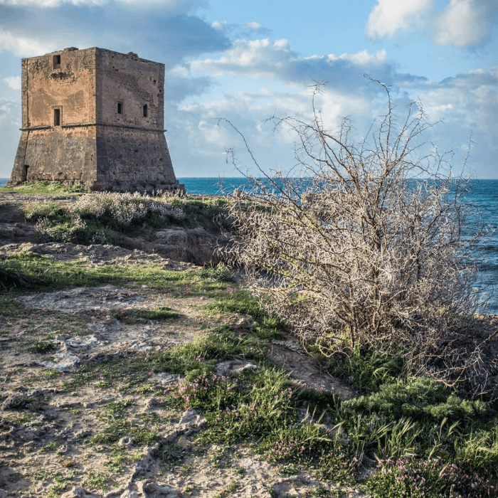 la torretta vicino Cinisi